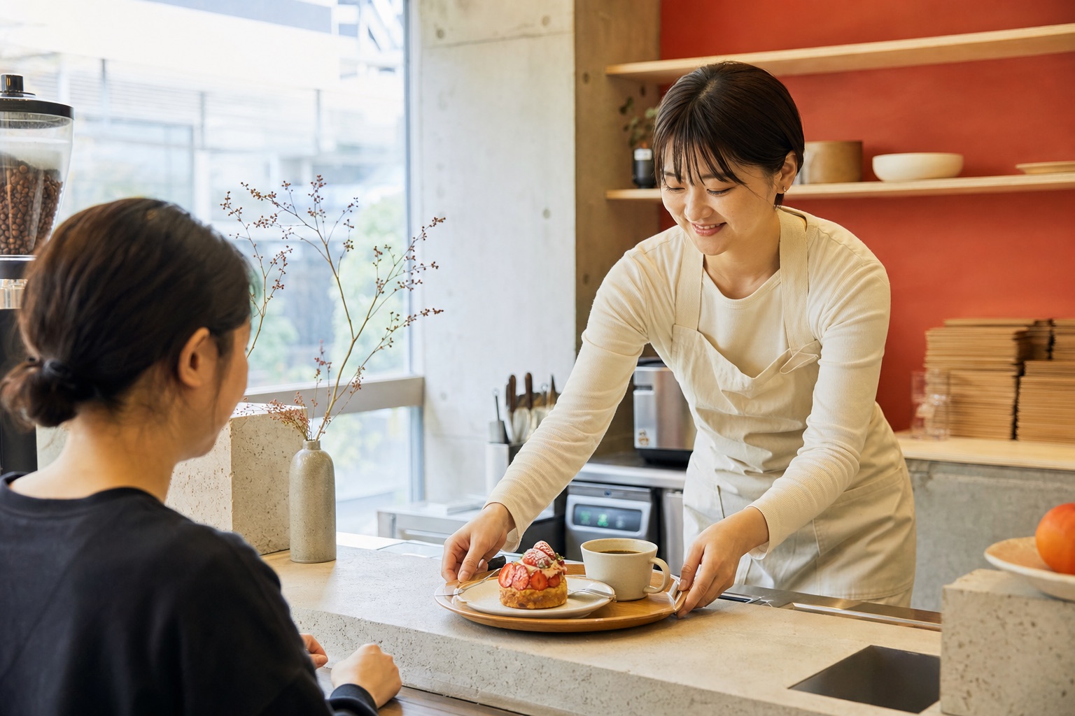 カフェサイトの制作イメージ